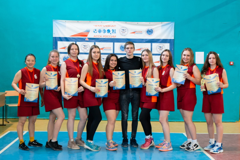 Буревестник - Чемпион Спартакиады учебных заведений по баскетболу среди девушек