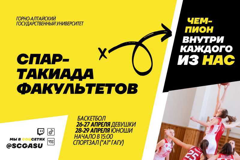 Спартакиада факультетов по баскетболу