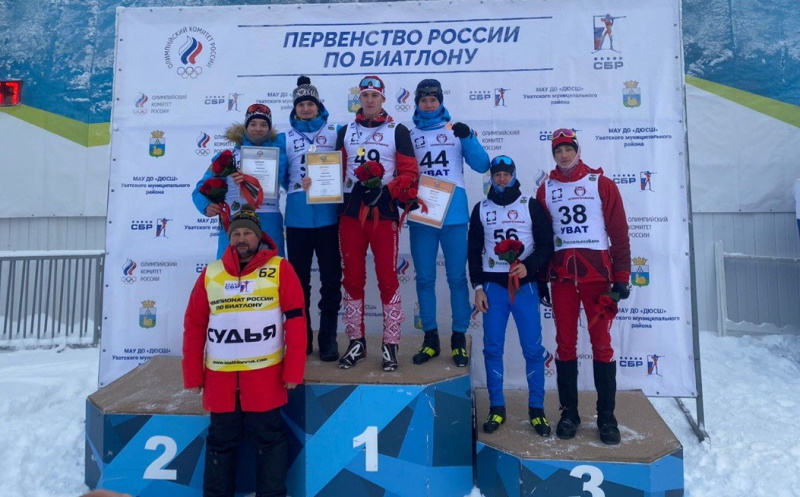 Студент ГАГУ Денис Иродов завоевал бронзу на Первенстве России по биатлону
